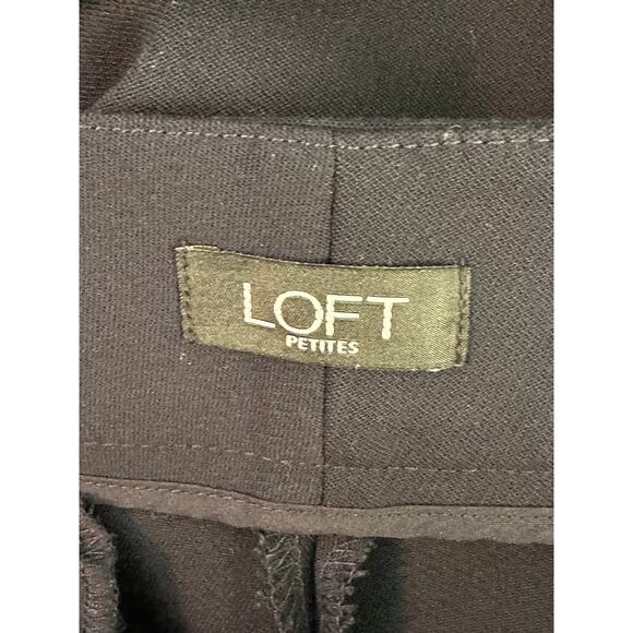 LOFT blue Marissa navy blue dress trousers pants size 16P - Picture 3 of 12